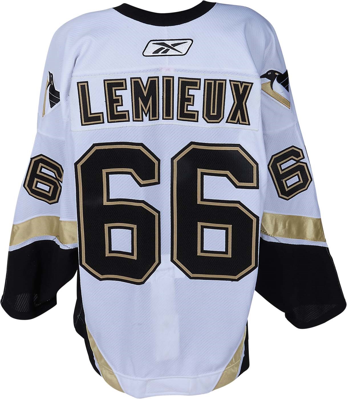 - 2005-06 Mario Lemieux Pittsburgh Penguins Game Worn Jersey (Crosby Rookie Year)