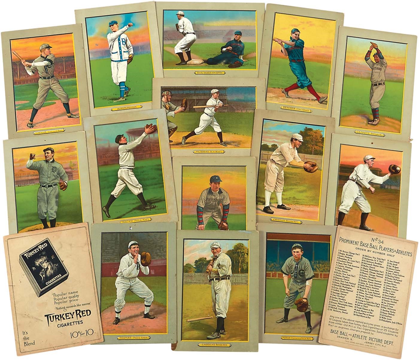 1910-11 T3 Collection of (23) with Four SGC Graded HOFers
