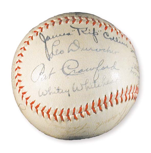 Autographed Baseballs - 1934 St. Louis Cardinals Team Signed Baseball.