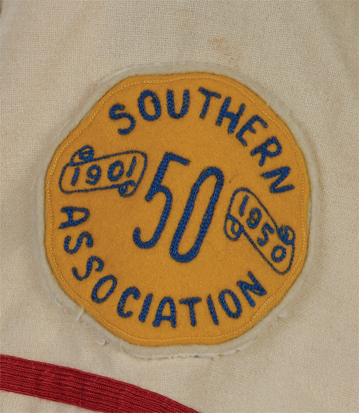 Bobo Newsom 1950 Chattanooga Lookouts Uniform w/Golden Anniversary Southern Association Patch