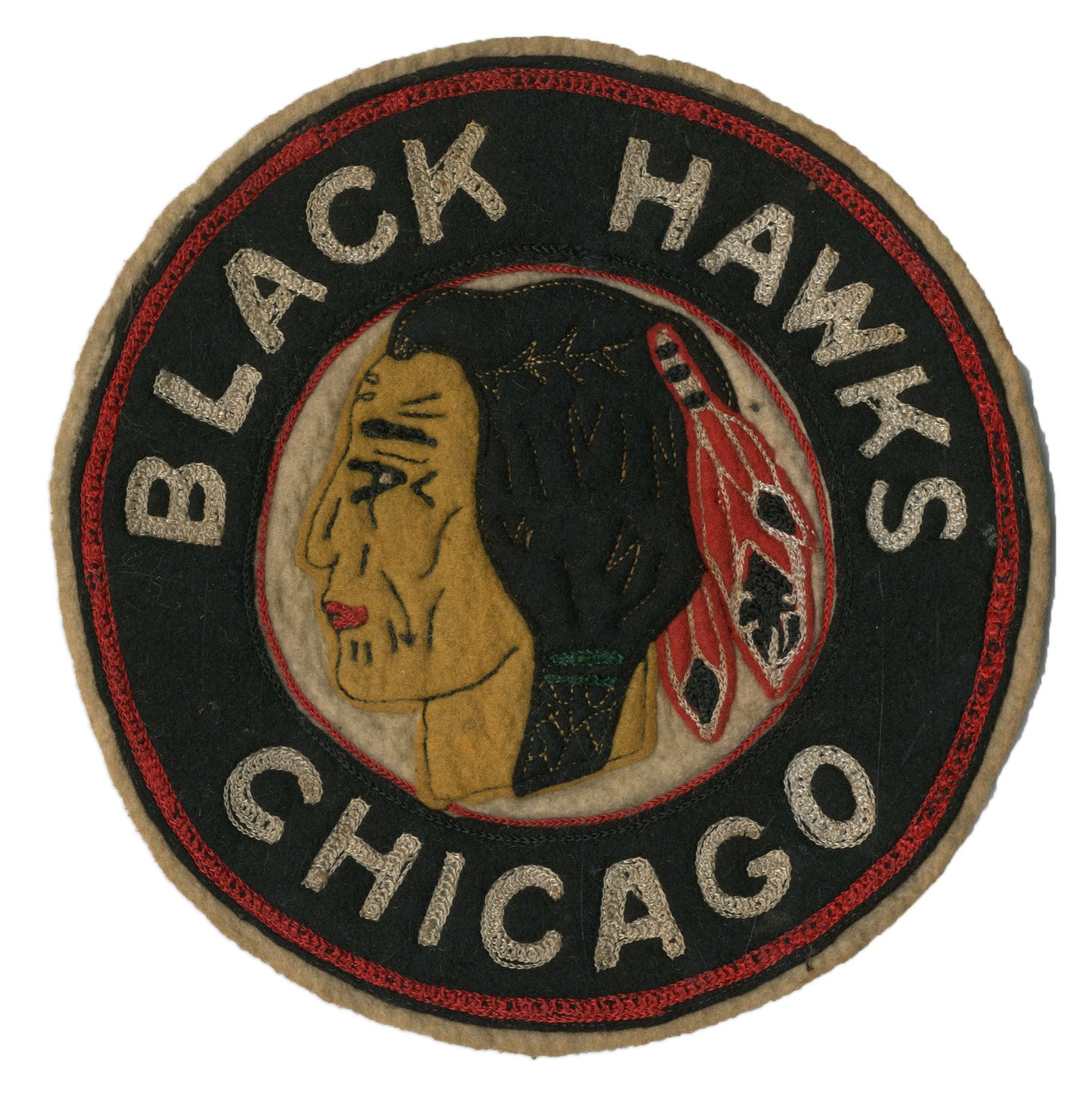 1930s Chicago Blackhawks Jersey Crest