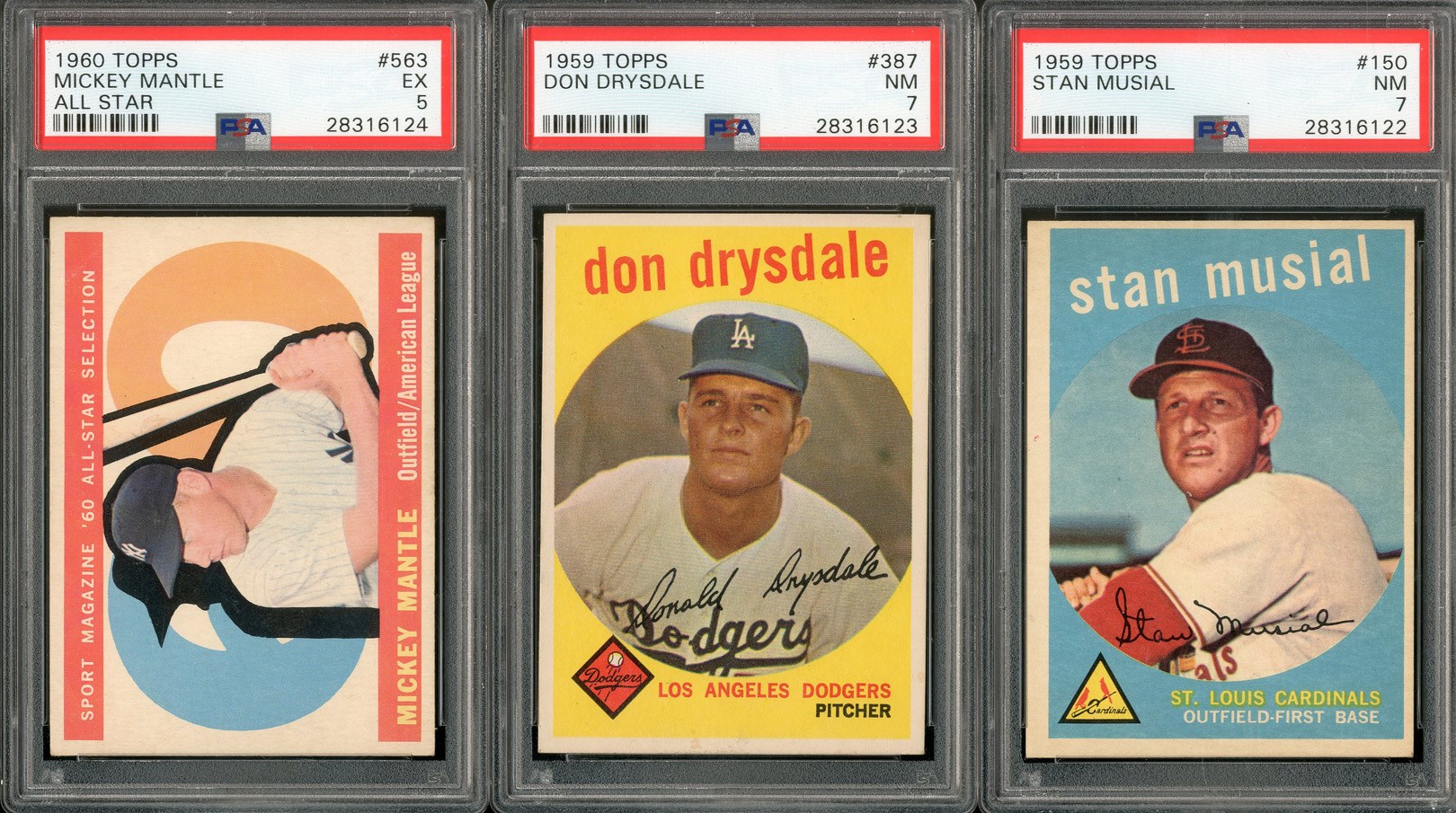 Baseball and Trading Cards - 1959-61 Topps and Fleer Partial and Complete Set Collection