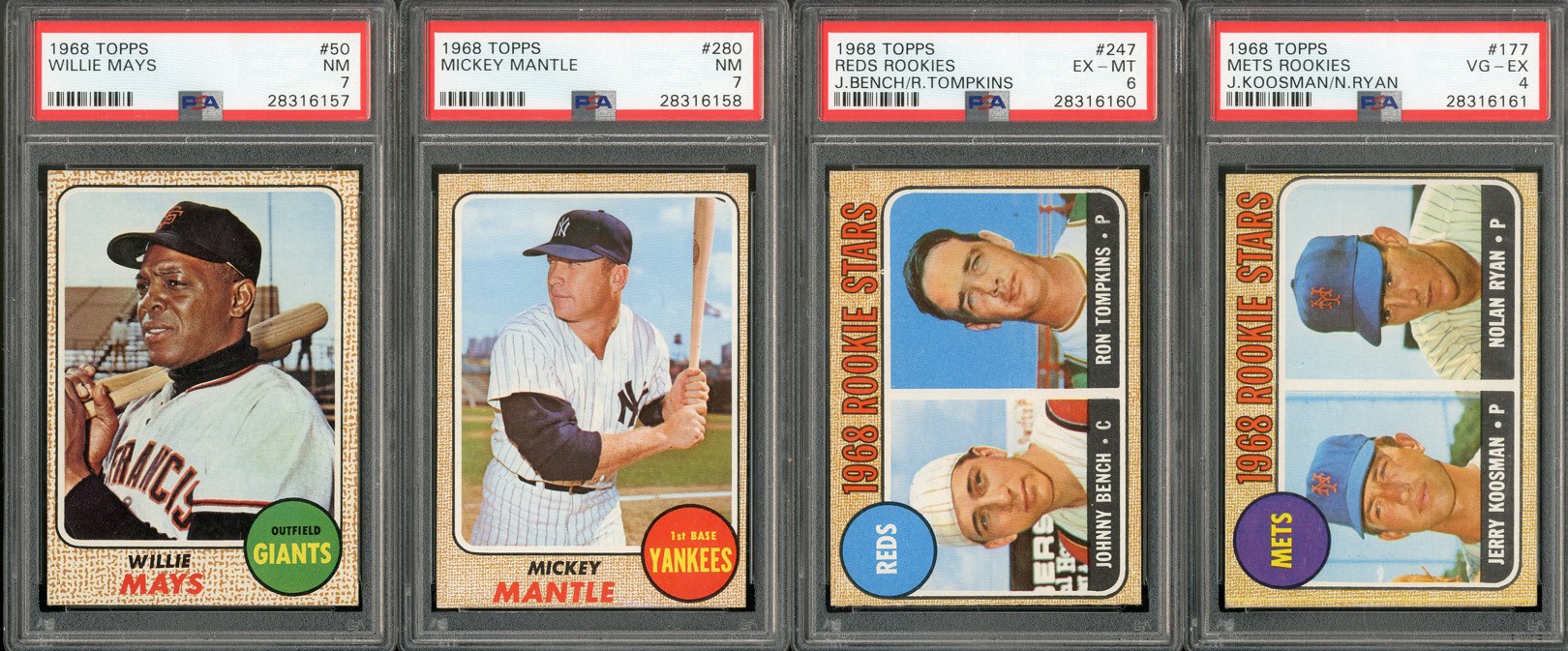 - 1968 Topps Complete Set (598)