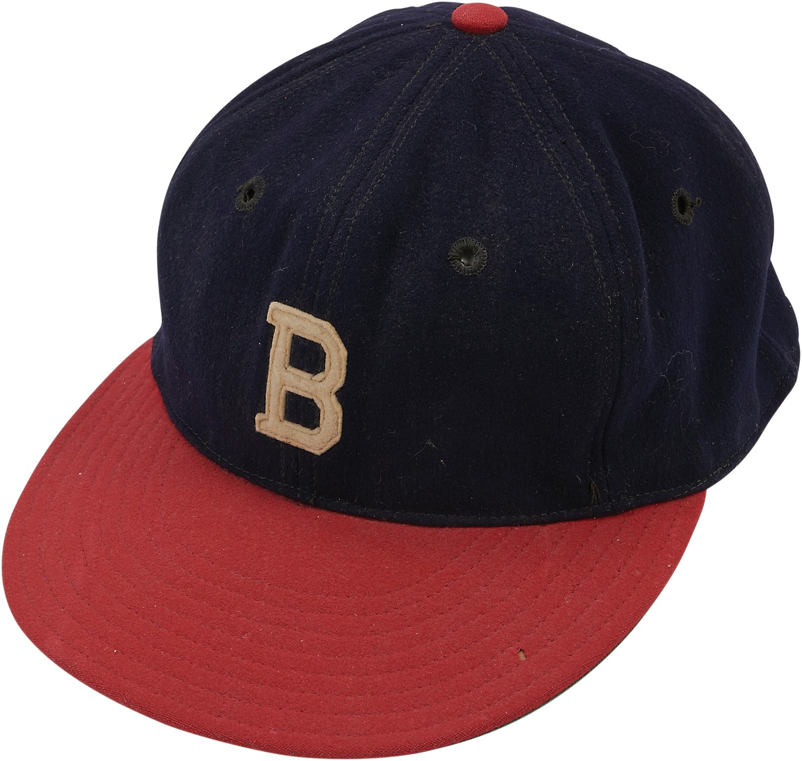 Boston Sports - Circa 1948 Sibby Sisti Boston Braves Game Used Cap