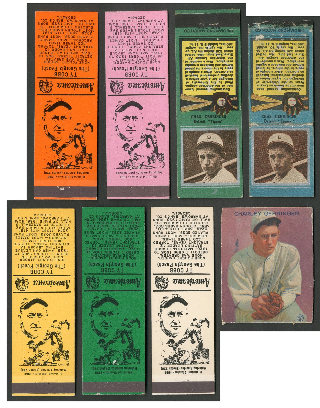 - 1930s-1960s Detroit Tigers Collection of Unique and Scarce Cards