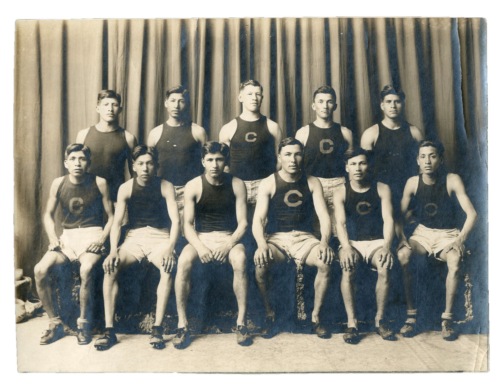 Football - 1911 Carlisle Indian School Track Team w/ Jim Thorpe & Lewis Tewanima