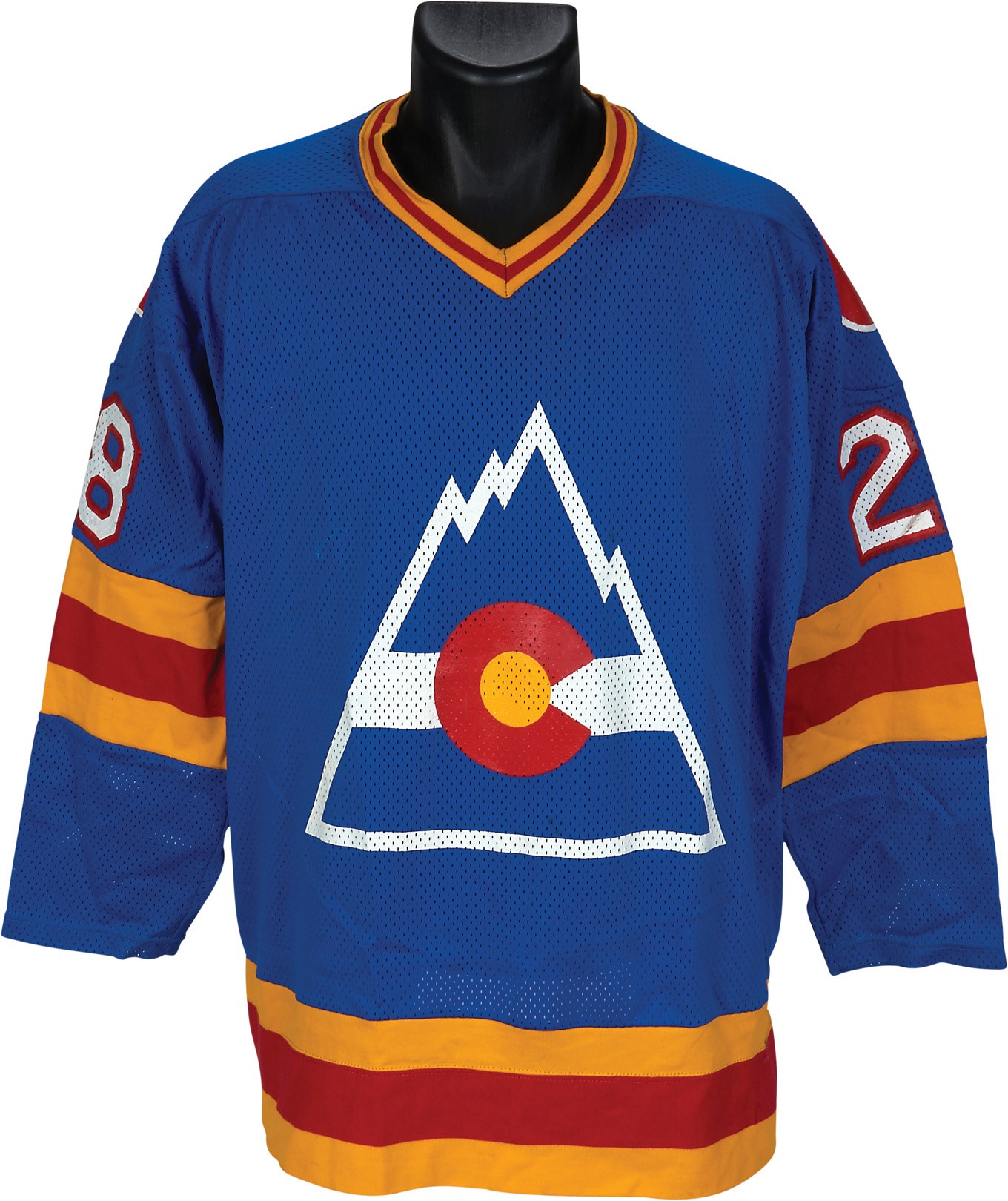Hockey - Circa 1978-79 Colorado Rockies Game Worn Jersey