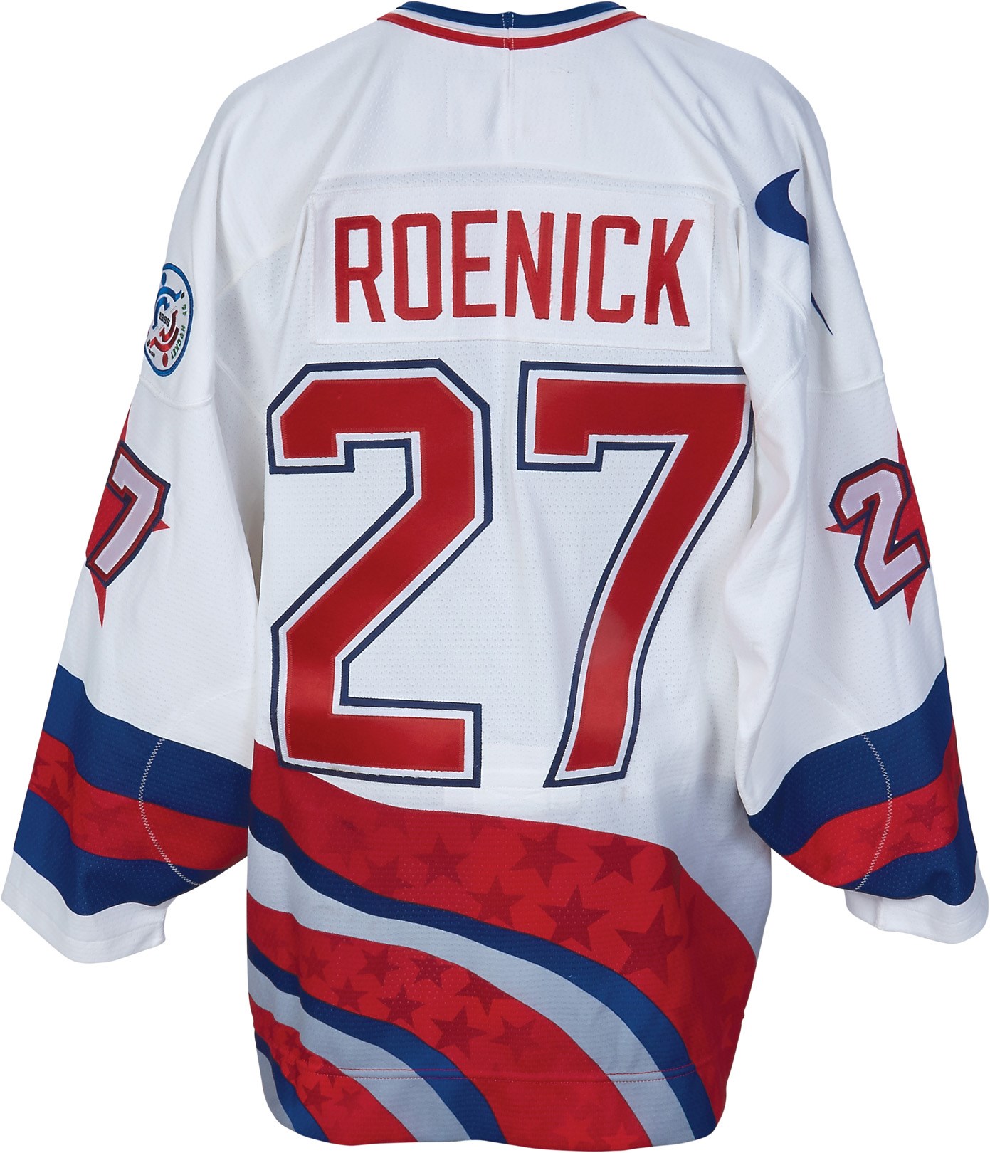 - 1996 Jeremy Roenick World Cup of Hockey Game Worn Jersey