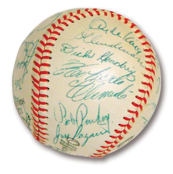 - 1966 Pittsburgh Pirates Team Signed Baseball