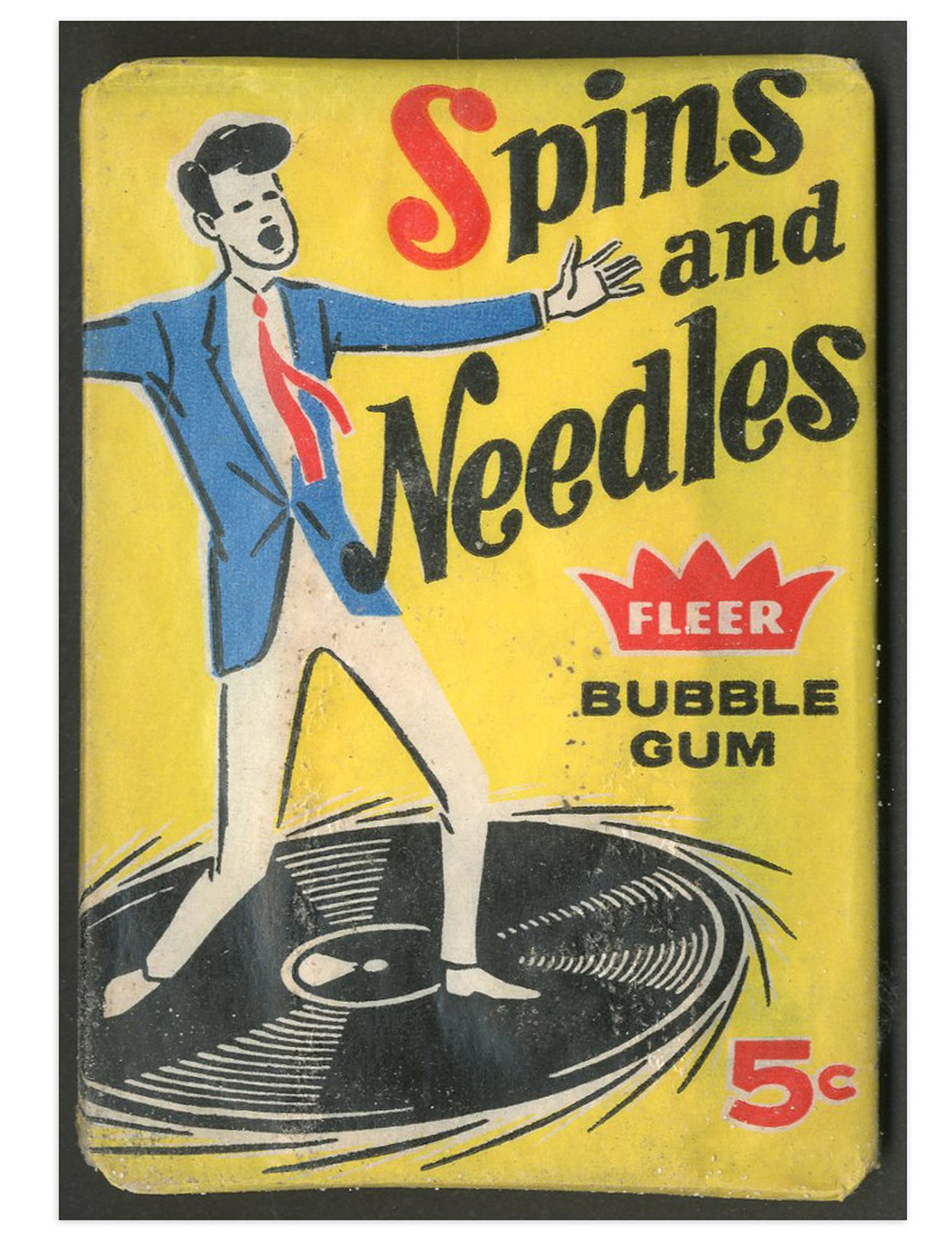 - 1960 Fleer Spins and Needles Unopened Wax Pack