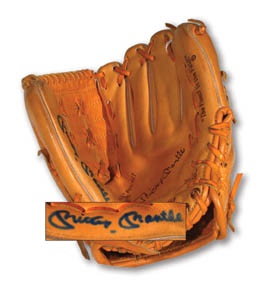 - Mickey Mantle Signed Glove