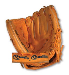 Mickey Mantle Signed Fielder's Glove. Autographs Others, Lot #41138