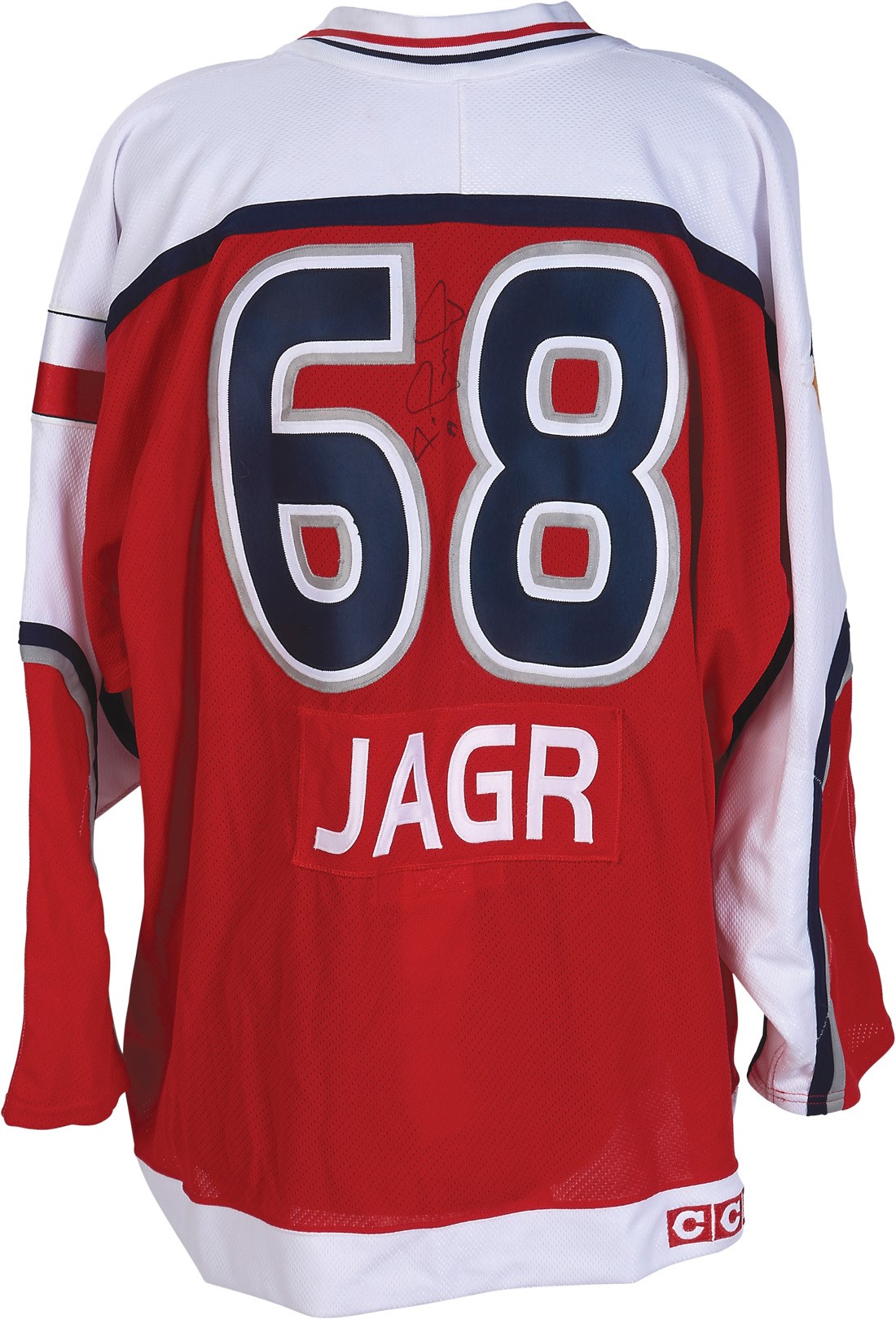 Hockey - 1999-2000 Jaromir Jagr All-Star Game Worn Uniform and Helmet