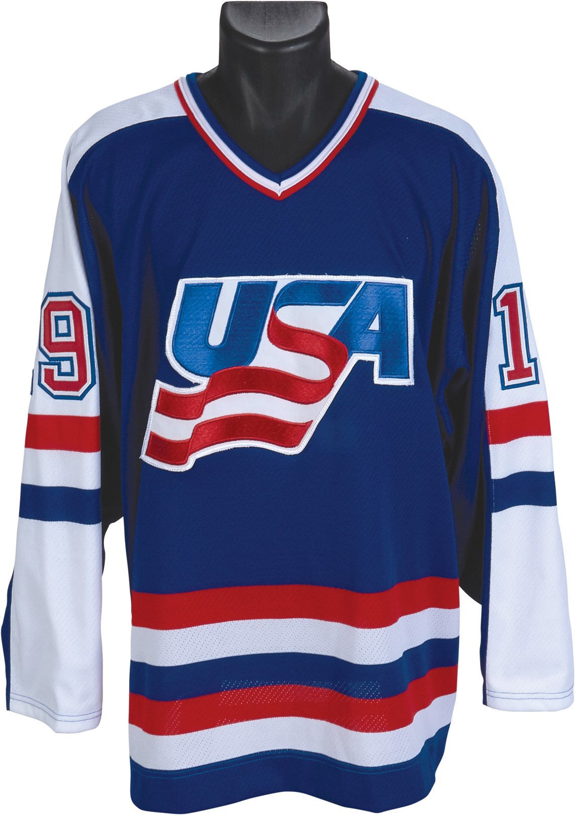 Hockey - Circa 1984 Bryan Trottier Team USA Game Worn Jersey