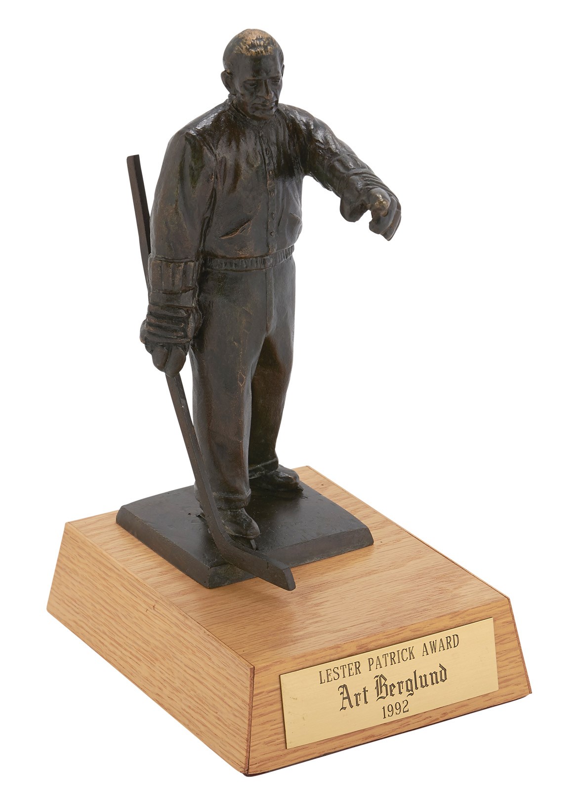 The Art Berglund USA Hockey Collection - 1992 Lester Patrick Award Presented to Art Berglund