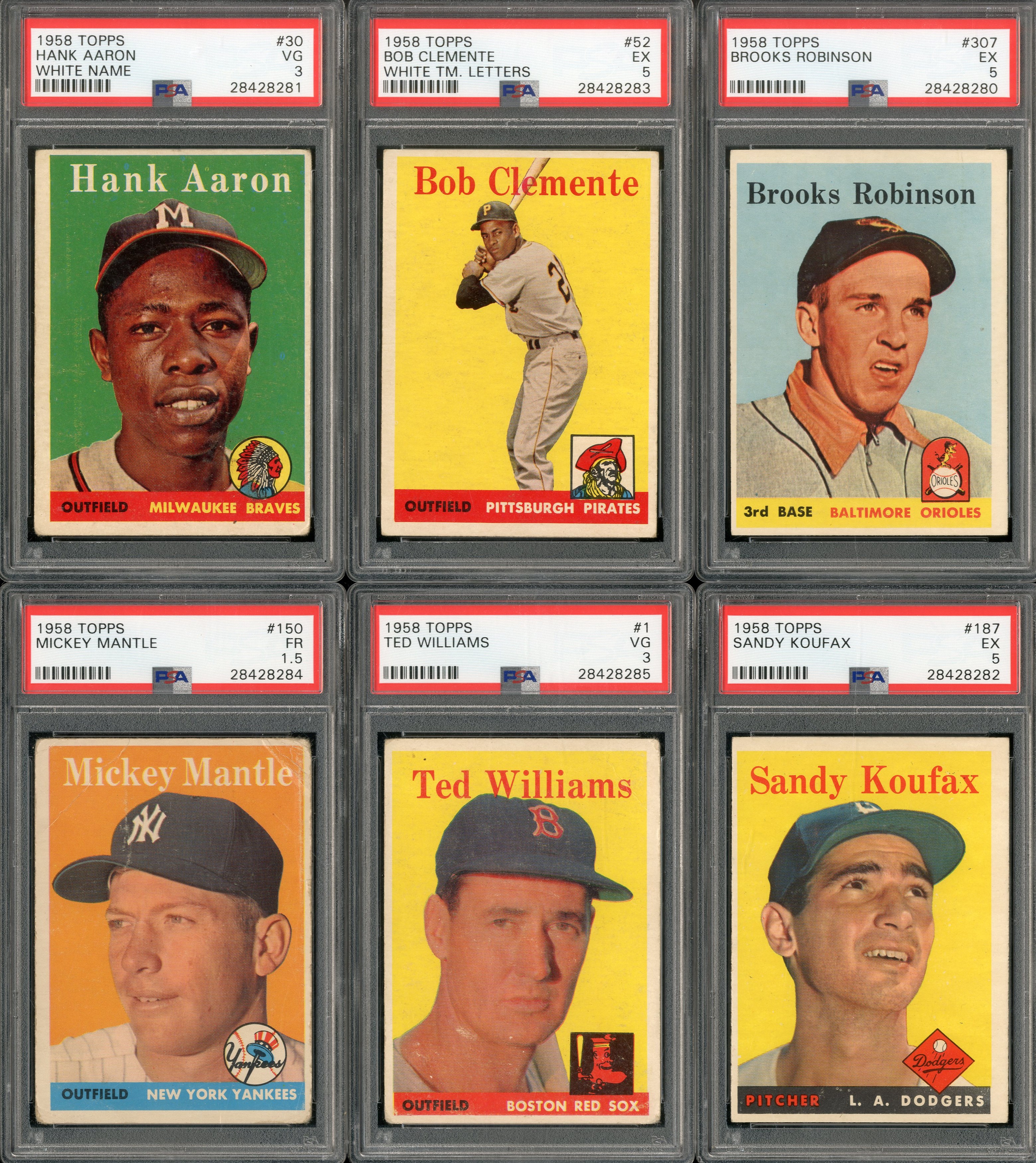- 1958 Topps Complete Set (494 Cards)