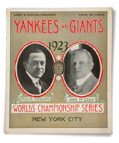 1905 World Series Program (New York Giants). Baseball, Lot #80150