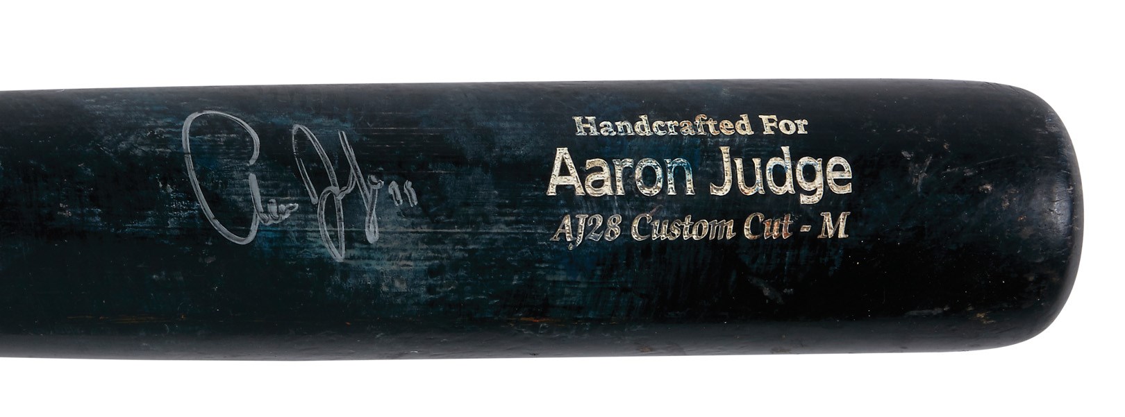 NY Yankees, Giants & Mets - 2016 Aaron Judge Signed Game Used Bat (PSA GU 10, Photo-Matched)