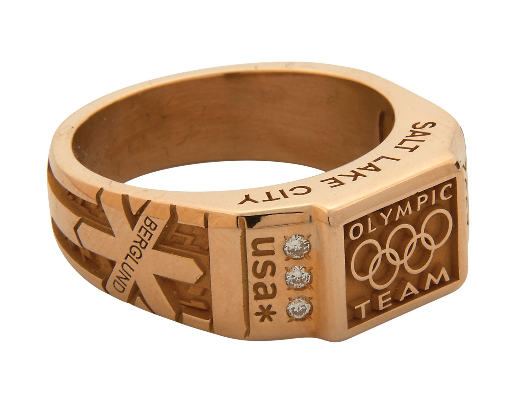 The Art Berglund USA Hockey Collection - 2002 Art Berglund USA Olympic Hockey Team Ring