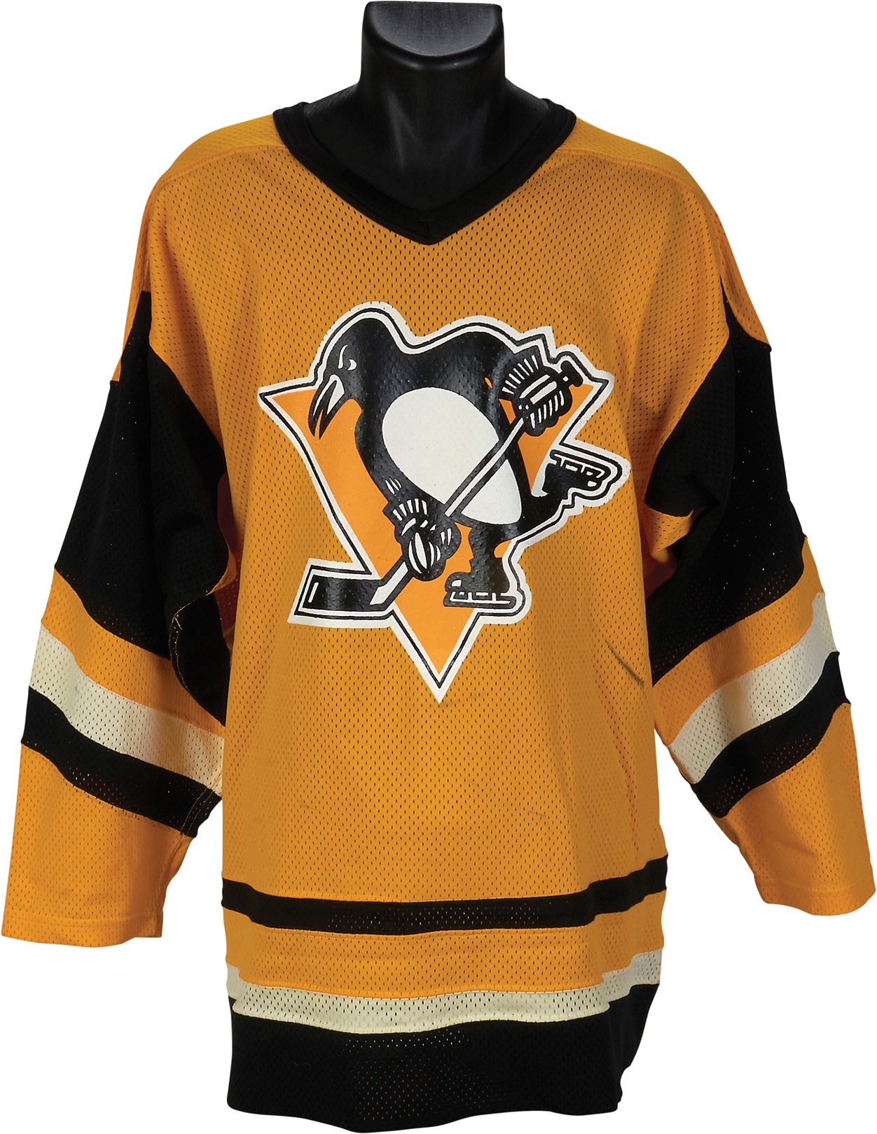 - 1983-84 Rick Kehoe Pittsburgh Penguins Game Worn Jersey