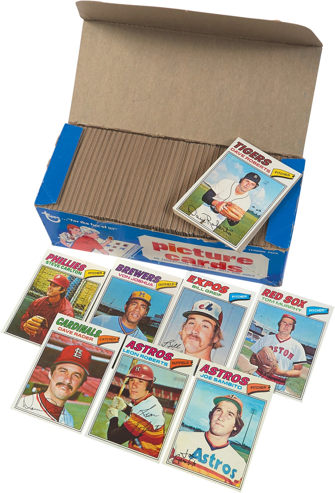 Baseball and Trading Cards - 1977 Topps Baseball Vending Box