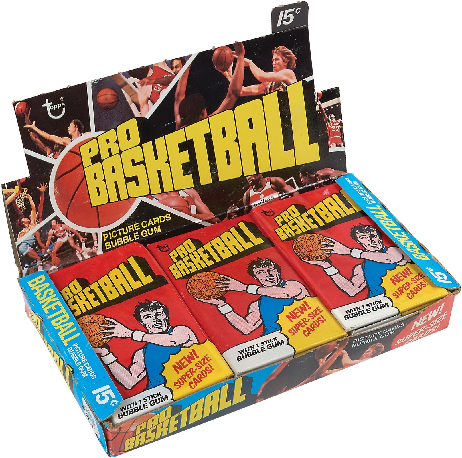 1976-77 Topps Basketball Unopened Wax Box (24 Packs - BBCE)