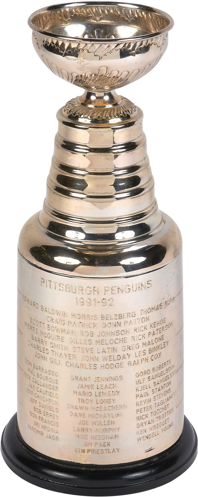 The Craig Patrick Hockey Collection - 1991-92 Craig Patrick Pittsburgh Penguins Stanley Cup Trophy
