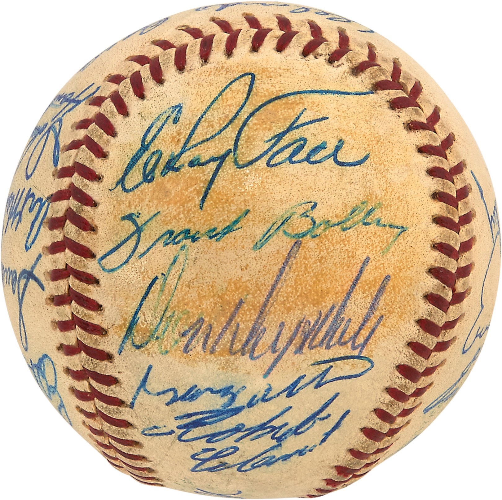 - 1961 National League All-Star Team-Signed Baseball w/ Clemente (PSA)