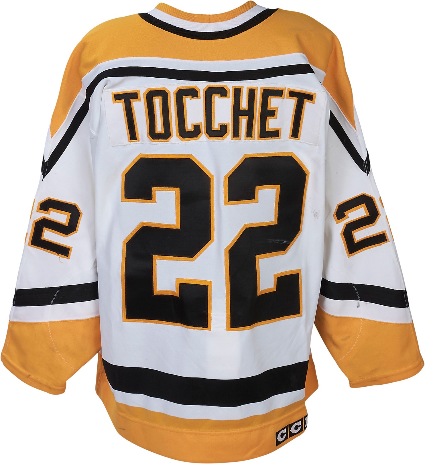- 1992-93 Rick Tocchet Pittsburgh Penguins Game Worn Jersey