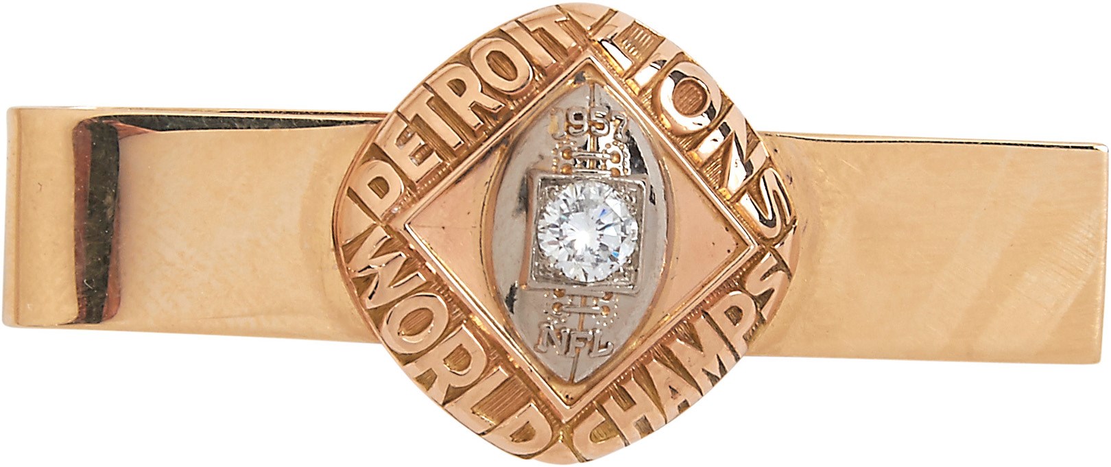 1957 Detroit Lions World Championship Tie-Bar