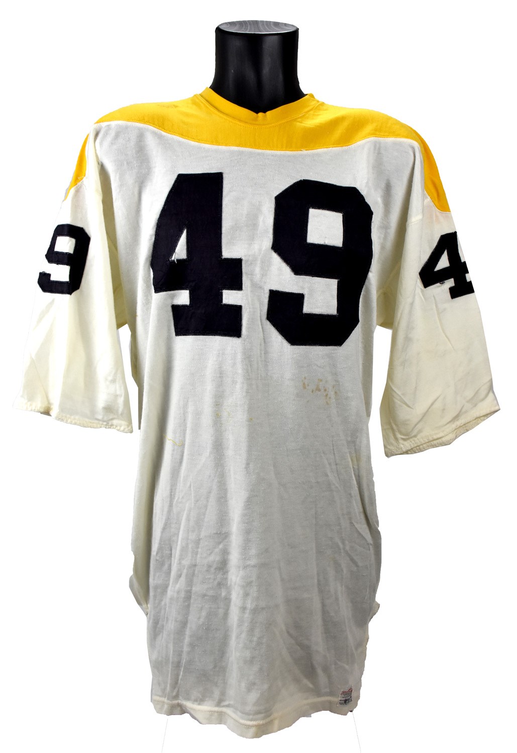 - 1966-67 Amos Bullock Pittsburgh Steelers Game Worn Jersey