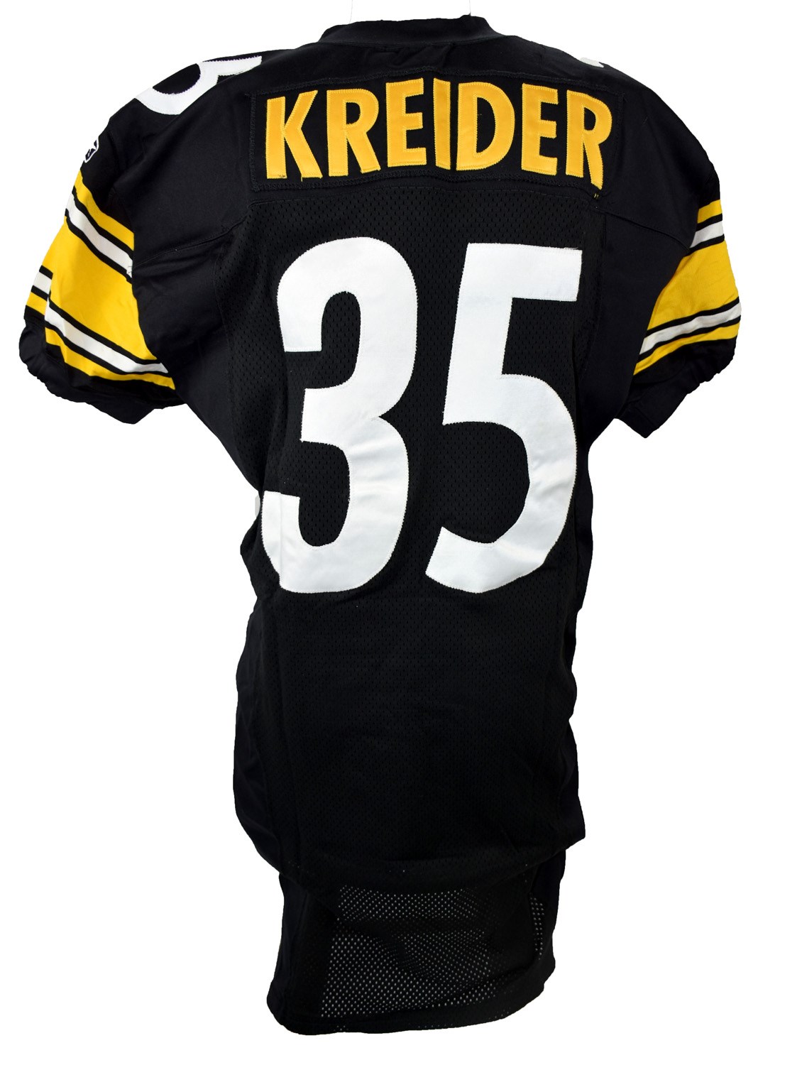 - 2001 Season Dan Kreider Pittsburgh Steelers AFC Championship Game Worn Jersey (Photo-Matched, Resolution Photomatching LOA)