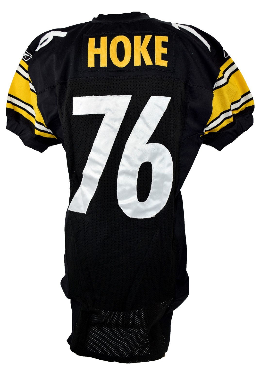 - 2002 Chris Hoke Pittsburgh Steelers Game Worn Jersey (Photo-Matched, Resolution Photomatching LOA)