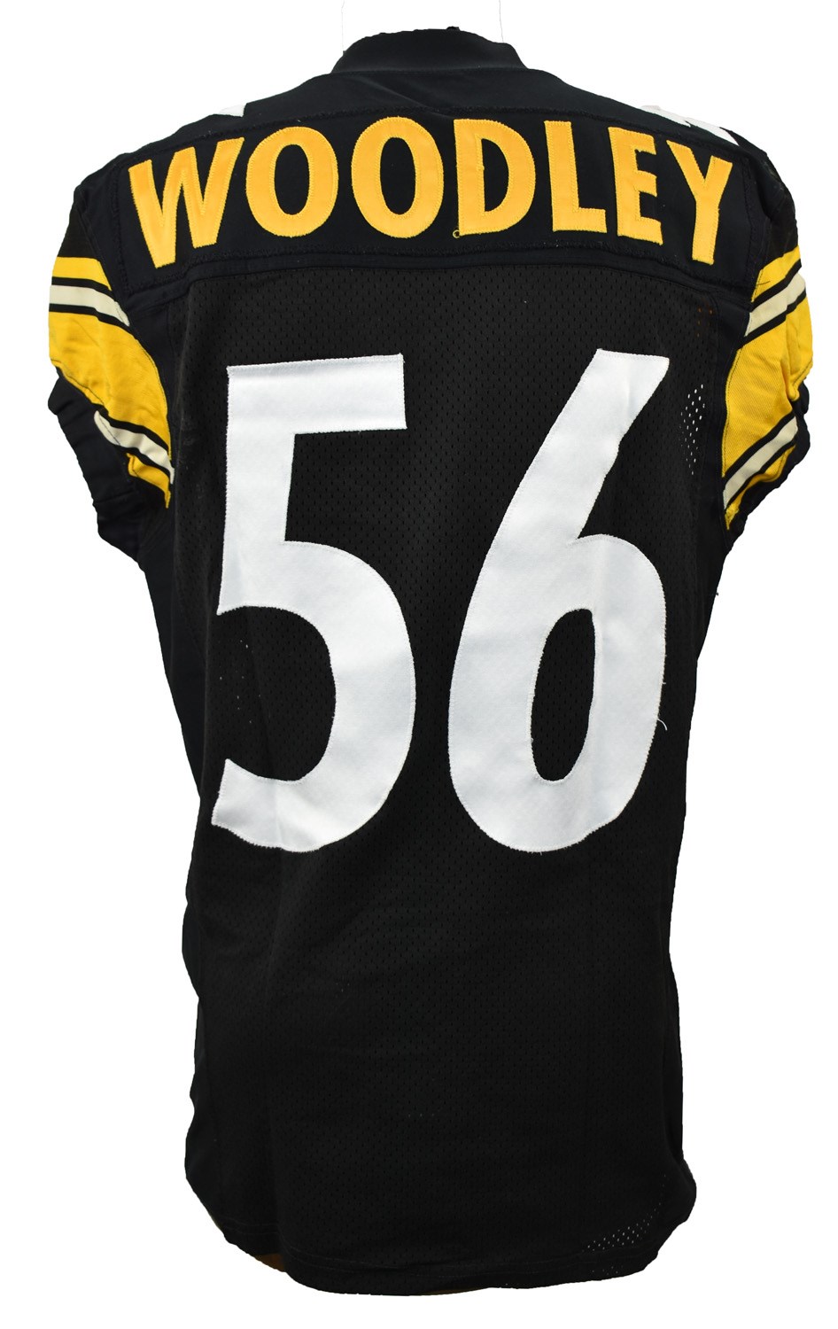 - 2009 Lamarr Woodley Pittsburgh Steelers "Fumble TD" Game Worn Jersey (Photo-Matched to 5 Games, Resolution Photomatching LOA)