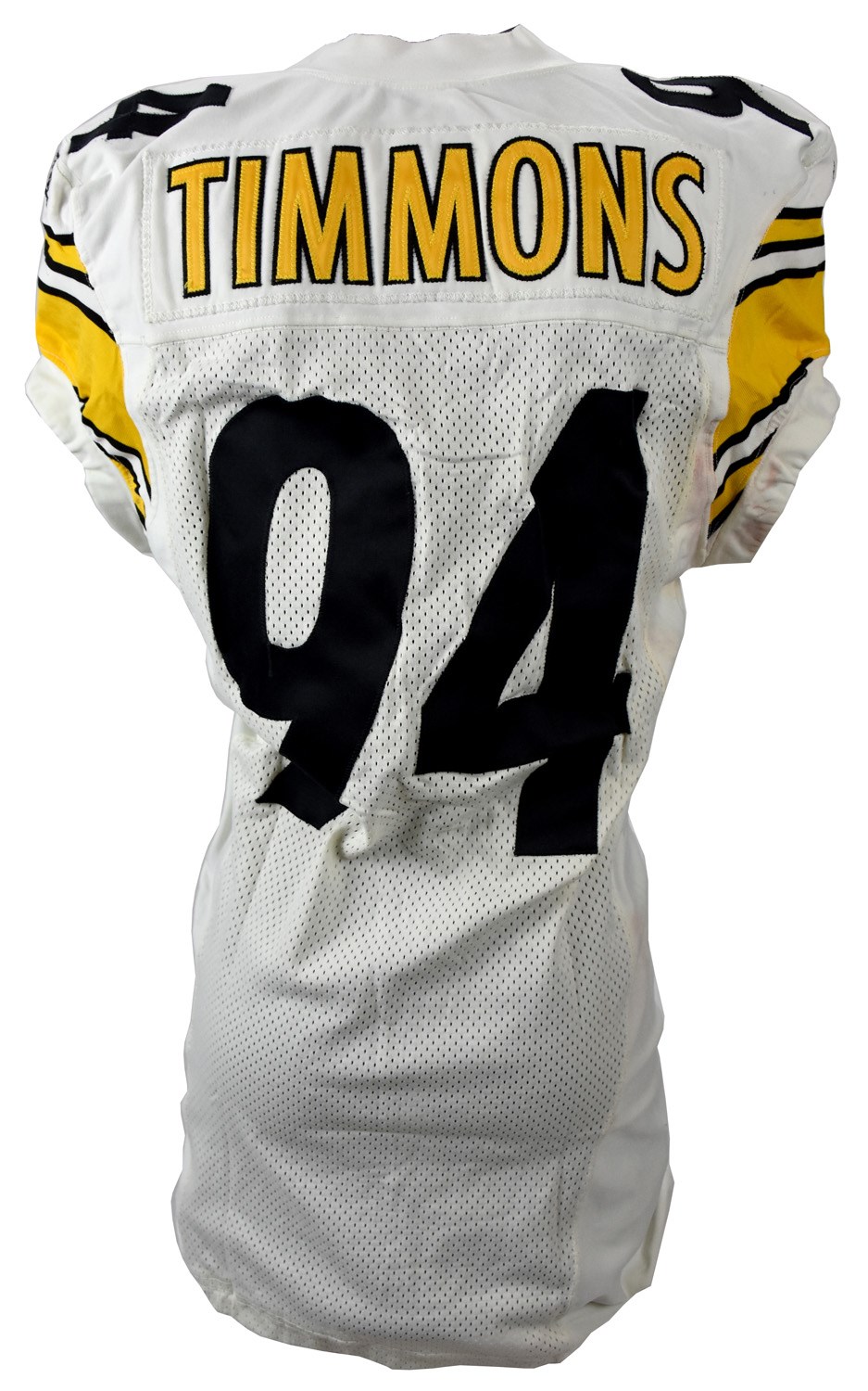 - 2011 Season Lawrence Timmons Pittsburgh Steelers AFC Wild Card Game Worn Jersey (Photo-Matched, Resolution Photomatching LOA)