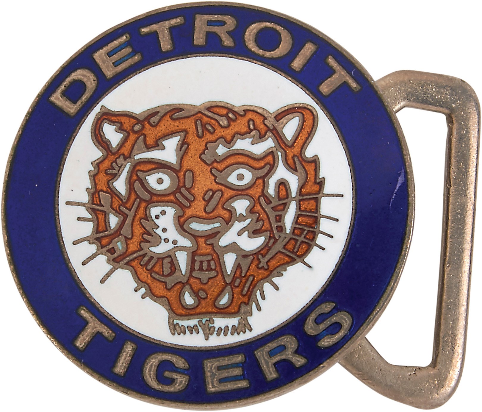 Ty Cobb and Detroit Tigers - 1962 Detroit Tigers Tour of Japan Belt Buckle in Original Box