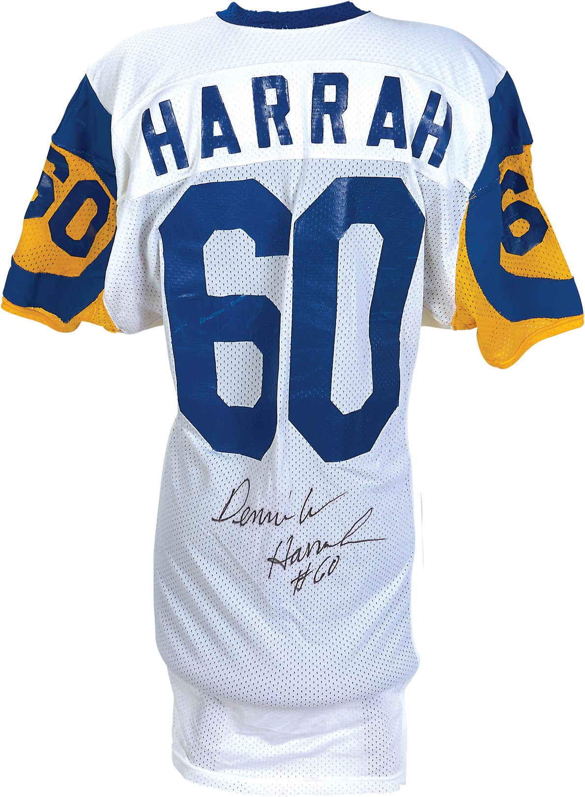 - Early 1980s Dennis Harrah Los Angeles Rams Game Worn Jersey
