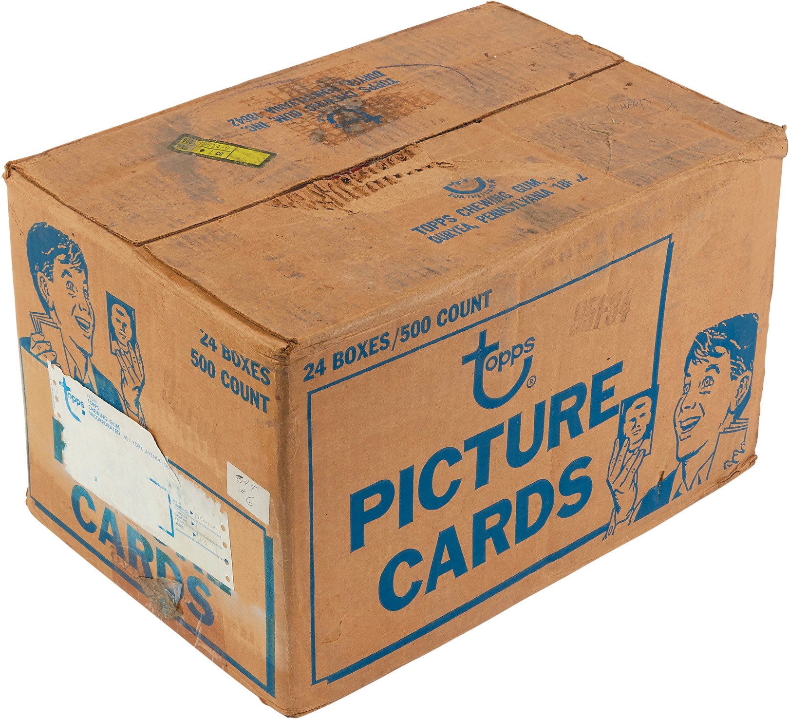 Baseball and Trading Cards - 1984 Topps Baseball Unopened Vending Case