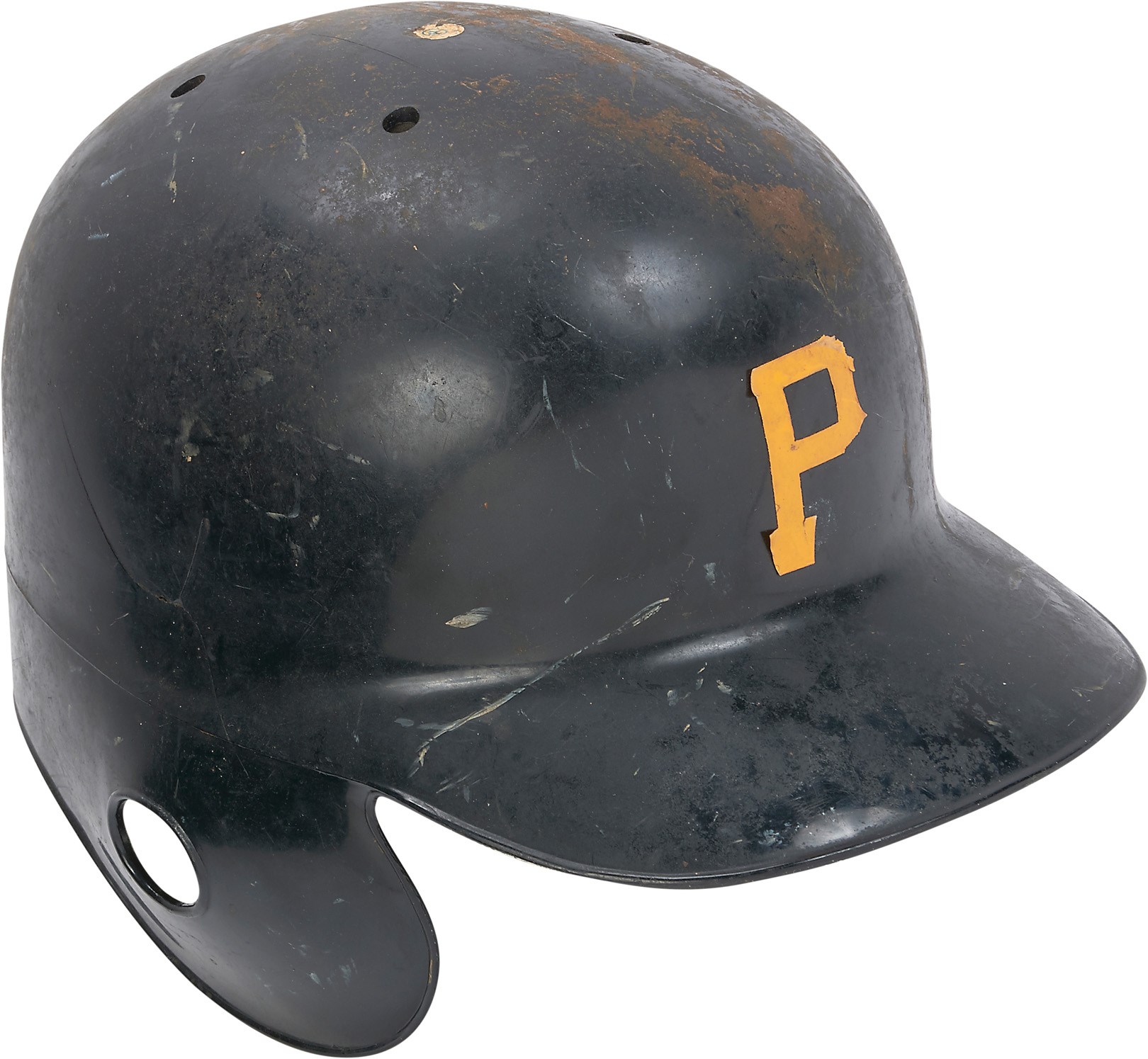 Clemente and Pittsburgh Pirates - Circa 1988 Barry Bonds Game Worn Pittsburgh Pirates Helmet