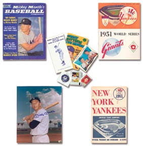 Mantle and Maris - Mickey Mantle Programs Magazines and Photos