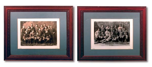 - 1890's Harvard University Football Team Photographs (2)