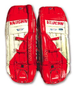 Equipment - Chris Osgood’s Detroit Red Wings Game Worn Goalie Pads