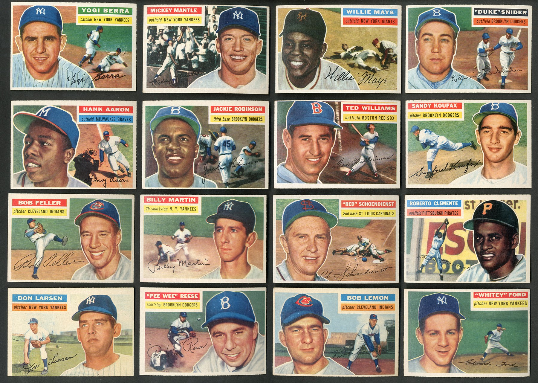 Baseball and Trading Cards - 1956 Topps HIGH GRADE Complete Set