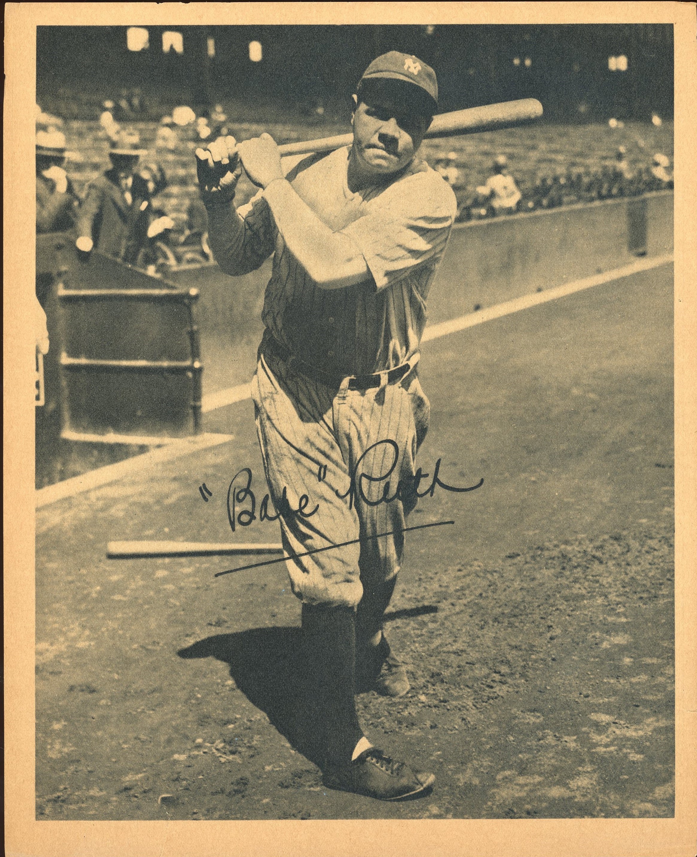 - 1934 Babe Ruth Butterfinger Premium Photo