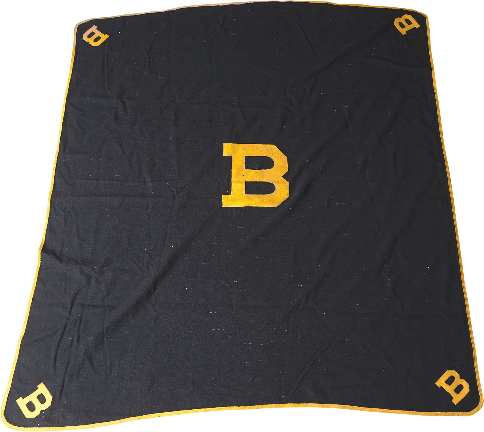 Hockey - 1930s Boston Bruins Blanket Presented to Season Ticket Holders