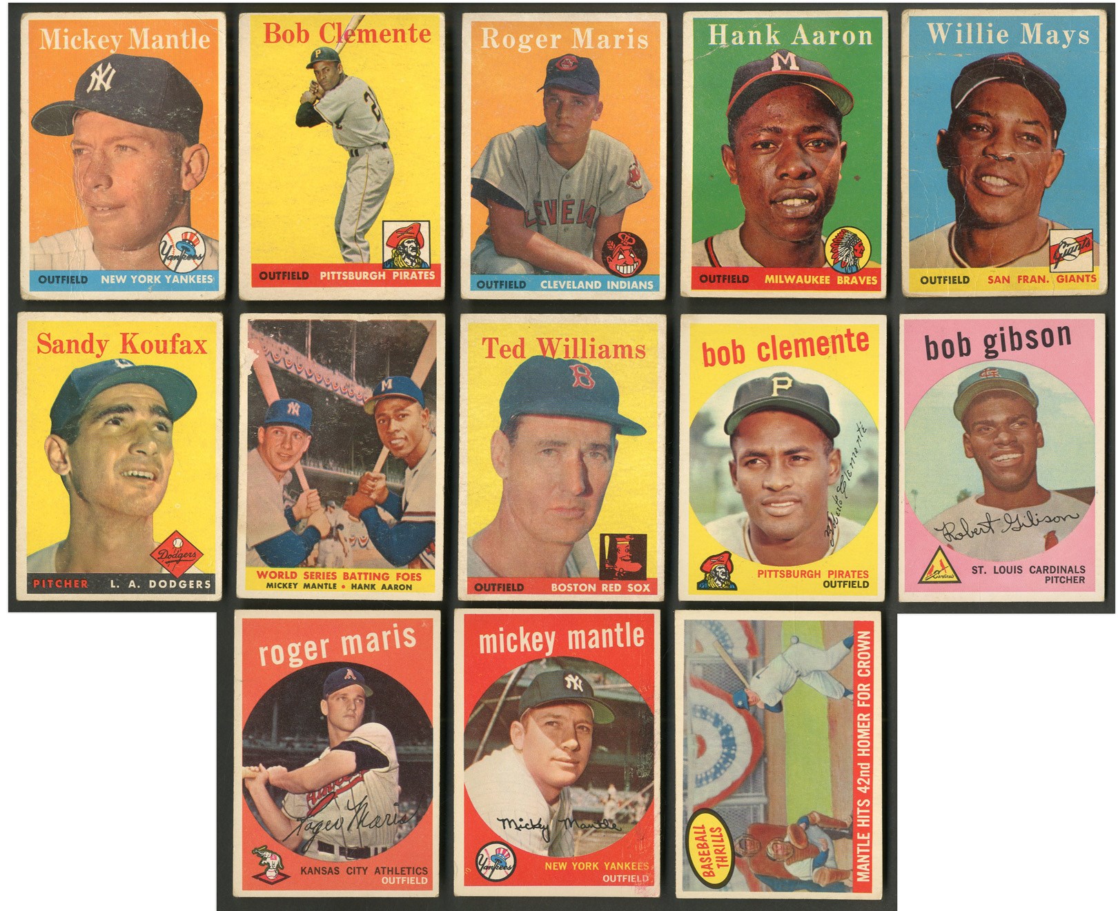 - 1958 and 1959 Topps Pair of Complete Sets