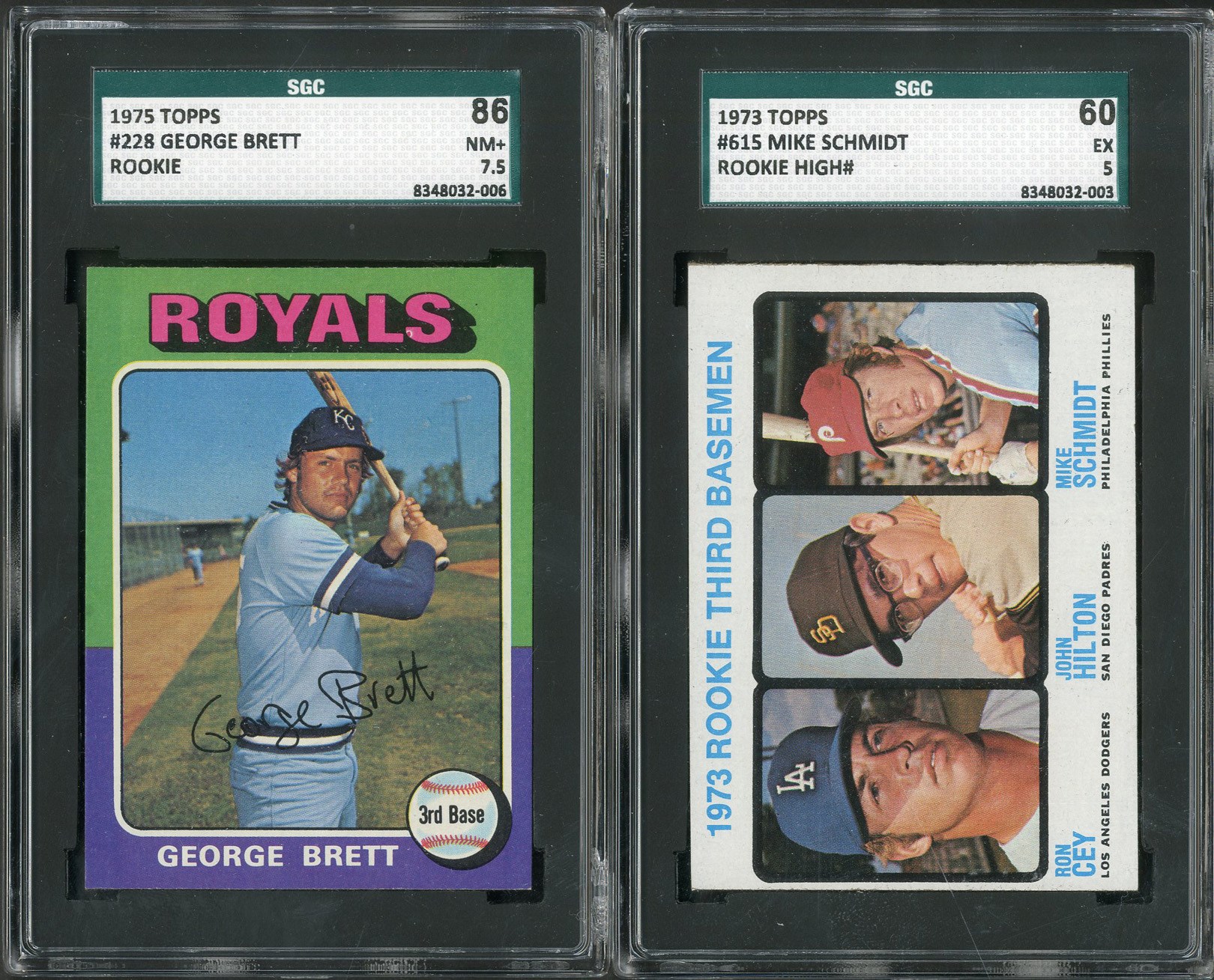 Baseball and Trading Cards - 1973-1975 Topps High Grade Complete Sets