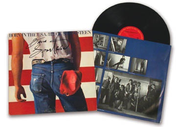 Bruce Springsteen - "Born In The USA" Album Personally Autographed by Bruce Springsteen