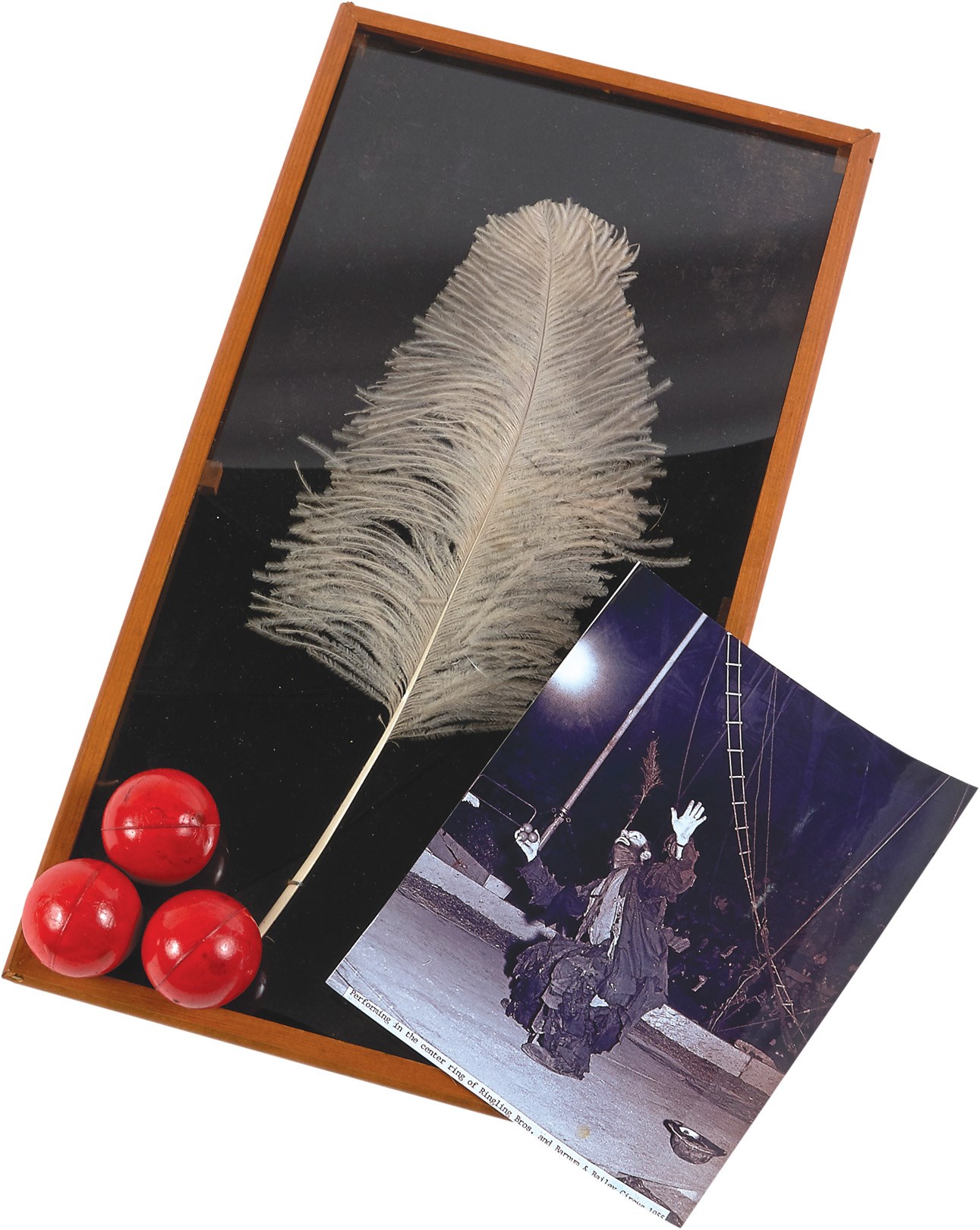 The Feather & Juggling Balls from Emmett Kelly's "Feather Act"