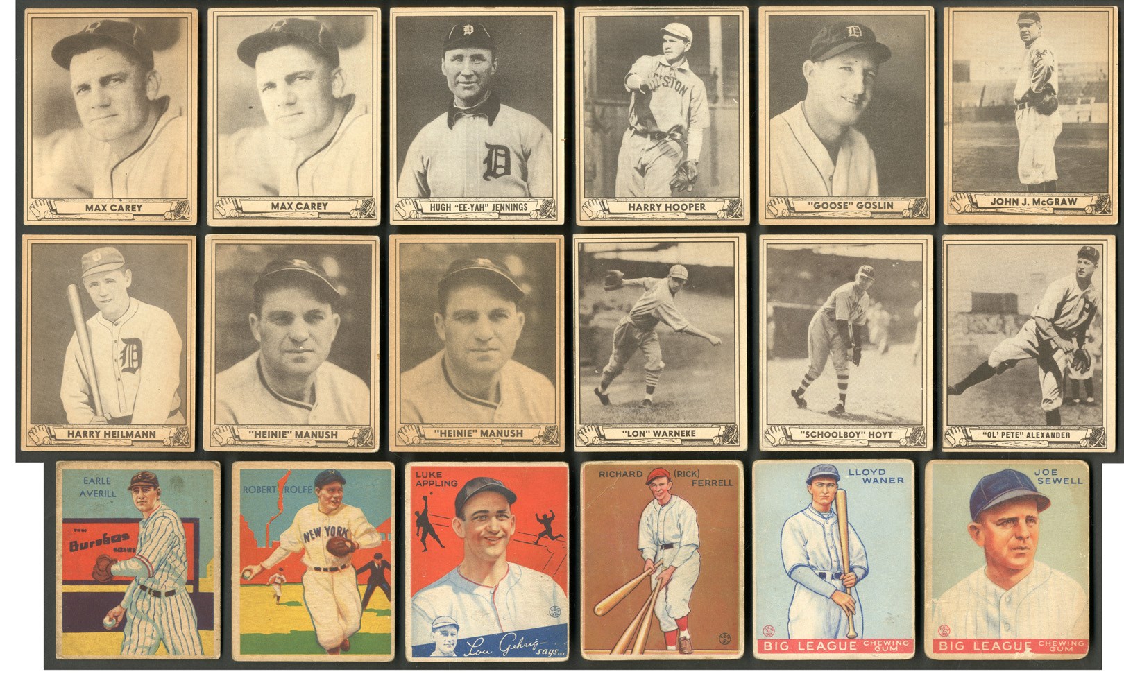 Baseball and Trading Cards - 1920s-1941 Goudey and Others Pre-War Collection